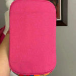 Laurel Burch Colorful Cat Purse Tote Bag Pink Feline Cat Lover Artsy Funky Blue Photo 5