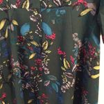 Banana Republic NWT  Forest Green floral dress Size 8 Lined womens Photo 5