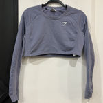 Gymshark  Training Cropped Sweater Sweatshirt Size Small Activewear Workout Photo 0