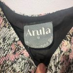 Arula pink and cream floral rouched tank top Size 2X Photo 2