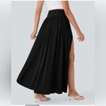 Halara  Black Maxi Skirt with Side Slit Photo 1