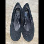 Eileen Fisher  Humor Wedge Ballet Flat in Spotted Suede Black size 7.5‎ Photo 1