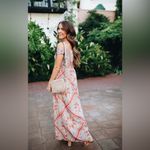 Tularosa Henderson Maxi dress large L smocked off shoulder paisley hot Photo 3