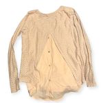 Three Pink Hearts  glitter Chevron button back blouse Photo 3