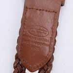 Talbots Vintage  Woven Genuine Leather Studded Belt Size Small Bohemian Argentina Photo 5