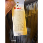 Tory Burch gold metallic & silk pleated skirt size 8 Photo 3