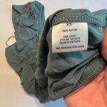 Hippie Rose  One Shoulder Ruffle Crop‎ Top Green XS Photo 2