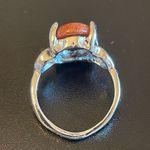 Windsor tan gemstone S925 silver ring size 6.5 Photo 7
