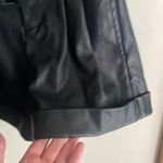 BLANK NYC High Waist Faux Leather Paper Bag Shorts Black
· Photo 8