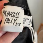 Princess Polly  NWT Black Satin Kendra Mini Dress - size 12 Photo 9