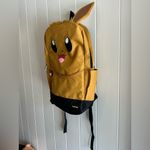 A Rare HTF Modern Vintage Loungefly Eevee Pokémon Pikachu Large Backpack Brown Photo 1
