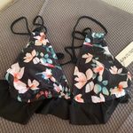 Spotlike Ruffle Floral Bikini Top Photo 1