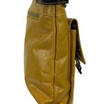 Nina Bossi Mustard Crossbody glazed Leather Bag Yellow Photo 4