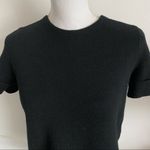 Madewell • Black Knit Crew Neck Short Sleeve Sweater Photo 5