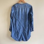 Anthropologie Cloth & Stone Blue Denim Long Sleeve Tunic Dress Womens Size XS Photo 5