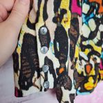 Chico's  MULTICOLORED ABSTRACT ART TO WEAR TEXTURED OPEN FRONT CARDIGAN MEDIUM Photo 5