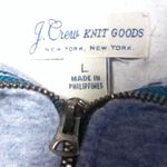 J.Crew   Quarter Zip Sweatshirt in Heathered Cadet Blue Photo 1