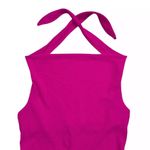 See You Monday Mini Dress Womens XL Barbie Pink Sleeveless Halter Slip NWT Photo 1