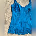 Frederick's of Hollywood  Blue Lace Trim Camisole small Photo 1
