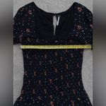 Free People Two Faces Floral Ruffle Boho Tiered Mini dress Photo 6