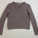 Willow & Clay  Beaded Neck Knit Sweater - Dusty Purple Photo 0