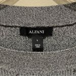 Alfani  Sequin Crewneck Sweater Grey Women’s Size Large Photo 7