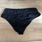 prAna  Aurelia UPF 50 High Waisted Bikini Bottom Neutral Minimalist Black Size XL Photo 2