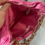 H&M  Pink Straw Chain Shoulder Bag Photo 3