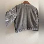 Soft Surroundings Gray Acid Wash
Wildwood Bolero Floral Career Jacket M Photo 5