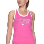 Nike Women’s Colorblock Racerback Tank – Fuchsia/Sail | Size L Photo 0