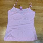 Juicy Couture  Pam Gela Gold Rhinestone Camisole Top Baby Pink Women’s Medium NWT Photo 5