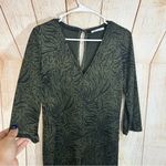 ZARA  Circular Trafaluc Womens Jumpsuit Animal Print Green Black Safari Small Photo 7