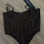 White Fox Boutique  Take A Chance Bustier Black Photo 0