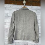 J.Crew  School Boy Womens Notch Lapel Wool Herringbone Gray Blazer size 0 Photo 6