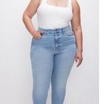 Good American Good Classic Jeans, 28-32, Light Blue Always Fits Photo 0