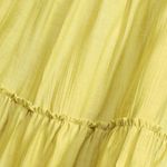 Lulus Love the Sunshine Lime Green Tie-Strap Tiered Babydoll Dress Photo 2