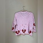 Design Options By Philip & Jane Gordon VTG Embroidered Beaded 3/4 Sleeve RARE Pink Photo 2