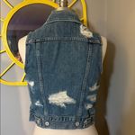 Levi's Levi’s XS Distressed Jean Jacket Vest Photo 1