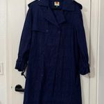 Farm Rio Eyelet Double Breasted Trench Coat XS Photo 2