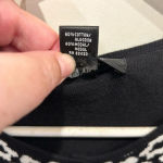 August Silk  Heritage Black‎ Leopard Cardigan size XL Photo 4