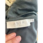 Astr the Label Bodysuit Women’s Size Medium High Neck Long Sleeve Open Back Teal Green Photo 1