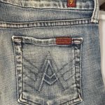 7 For All Mankind  crop "A" pocket denim capri pants Photo 2
