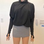 Nike Dri-Fit XS mock neck cropped wrap shawl poncho SP 2860 Photo 13