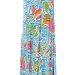 Lilly Pulitzer Women Treena You Gotta Regatta Sailboats Maxi Tank Dress Size S Photo 0
