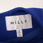 Milly  Kinsley Italian Cady Shift Dress royal blue cocktail event party stretch 4 Photo 4