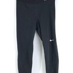 Nike  Pro Womens Black Mid-Rise Dri-Fit Cropped Activewear Leggings Size Small Photo 0