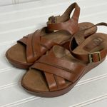 Kork-Ease  Leather Cross Strap Platform Sandals 353 Photo 3