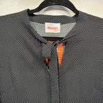 Modcloth Black with Tiny White Polka Dots Flared Skirt Long Sleeve Dress by Moon Photo 3