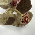 Alegria  Sandals Womens 36 Linn Floral Embroidered Open Toe Slip On Boho Photo 5