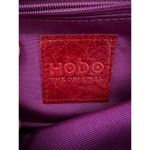 Hobo Wallet Womens Size Geometric Circle Pattern Black Gold Clasp Modern Chic Photo 7